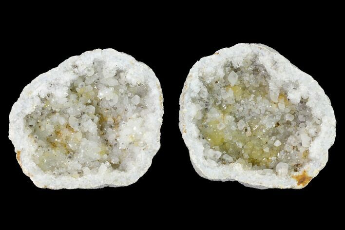 Keokuk Quartz Geode with Calcite Crystals - Iowa #144712
